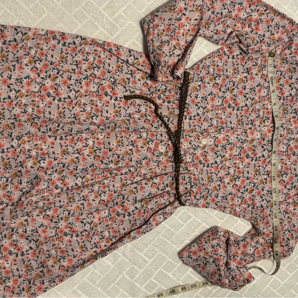 Carter's Pink Floral Button-Up Dress